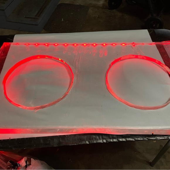 Plexi-glass dual 12” subwoofer cover - Picture 2 of 10